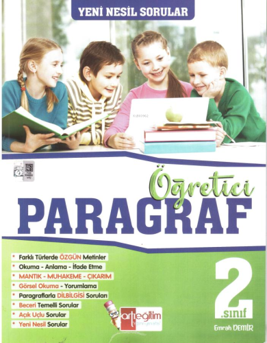 2. Sınıf Yeni Nesil Sorularla Öğreten Paragraf Kitabı