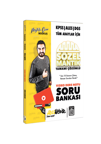 2023 KPSS - ALES - DGS Sözel Mantık Video Ders Notu ve Soru Bankası - 