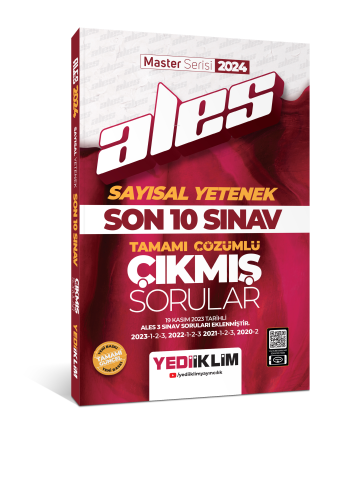 2024 ALES Sayısal Yetenek Son 10 Sınav Tamamı Çözümlü Çıkmış Sorular