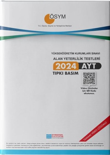 2024 AYT Çıkmış Sorular Video Çözümlü - Kitapiks.com