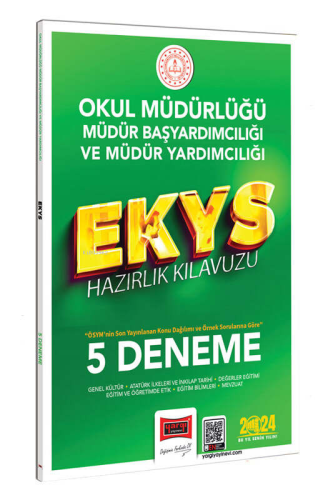 2024 EKYS Okul Müdürlüğü - Müdür Başyardımcılığı ve Müdür Yardımcılığı Tamamı Çözümlü 5 Deneme