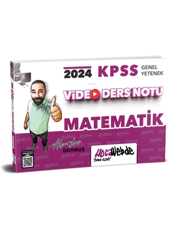 2024 KPSS Matematik Video Ders Notu - Kitapiks.com
