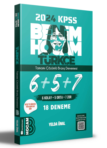 2024 KPSS Türkçe Tamamı Çözümlü 6+5+7 Deneme - Kitapiks.com