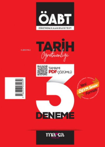 2024 ÖABT Tarih Öğretmenliği Tamamı Çözümlü 3 Deneme