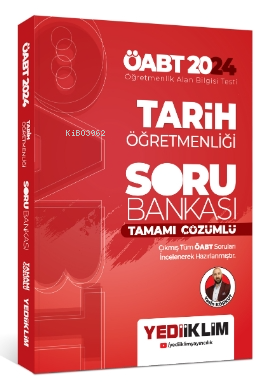 2024 ÖABT Tarih Öğretmenliği Tamamı Çözümlü Soru Bankası