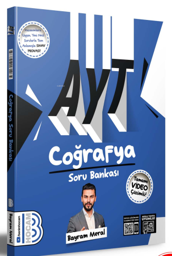 AYT Coğrafya Tamamı Video Çözümlü Soru Bankası Benim Hocam Yayınları