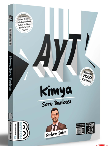 AYT Kimya Tamamı Video Çözümlü Soru Bankası Benim Hocam Yayınları