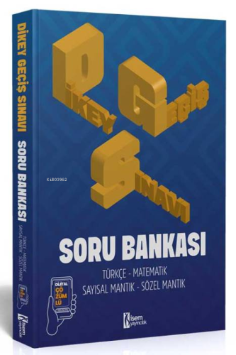 2025 İsem Dgs Sayısal, Sözel, Mantık Soru Bankası