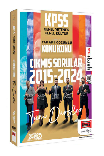 2025 KPSS GK-GY 2015-2024 Tamamı Çözümlü Konu Konu Çıkmış Sorular - Ki