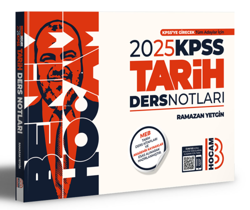 KPSS Tarih Ders Notları Benim Hocam Yayınları