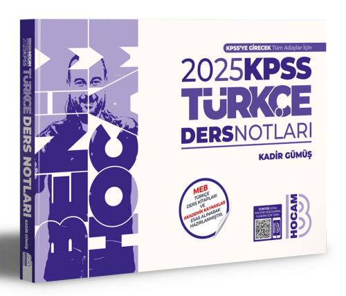 KPSS Türkçe Ders Notları Benim Hocam Yayınları