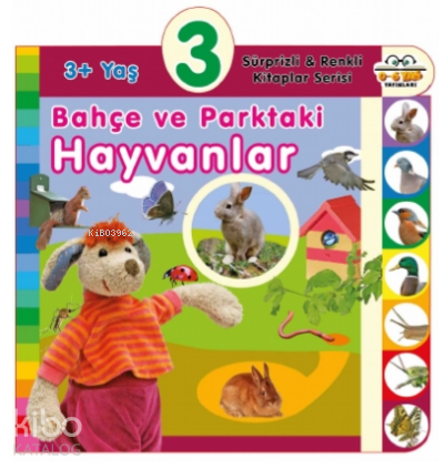 3+ Yaş Bahçe ve Parktaki Hayvanlar - Kitapiks.com