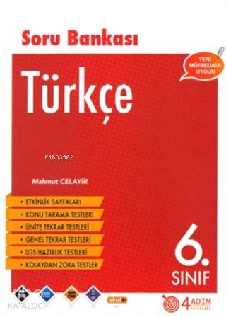 4 Adım - 6. Sınıf Türkçe Soru Bankası