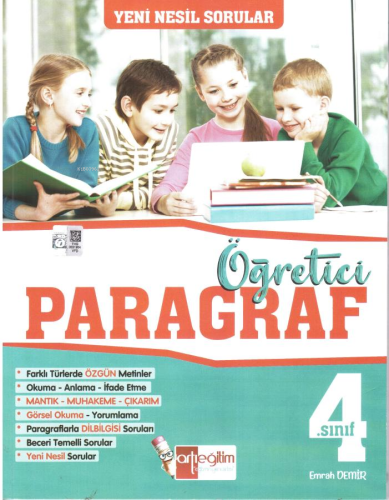 4. Sınıf Yeni Nesil Sorularla Öğreten Paragraf Kitabı