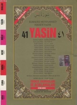 41 Yasin Arapça ve Türkçe Okunuşlu Mealli Fihristli Cep Boy - Kitapiks