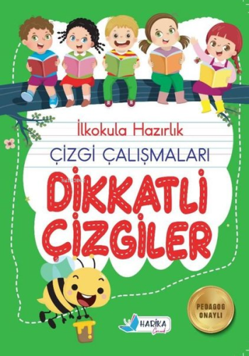 5 - 6 Yaş İlkokula Hazırlık Çizgi Çalışmaları Dikkatli Çizgiler - Kita