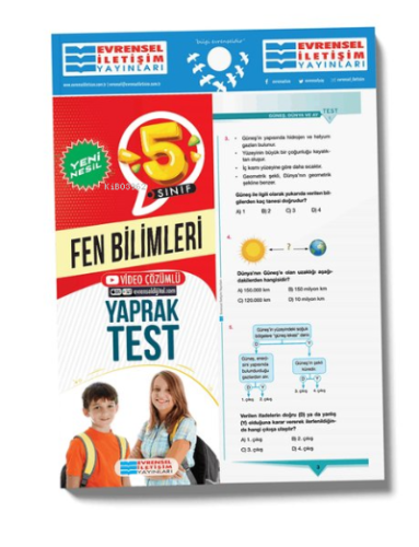 5.Sınıf Fen Bilimleri Video Çözümlü Yaprak Test