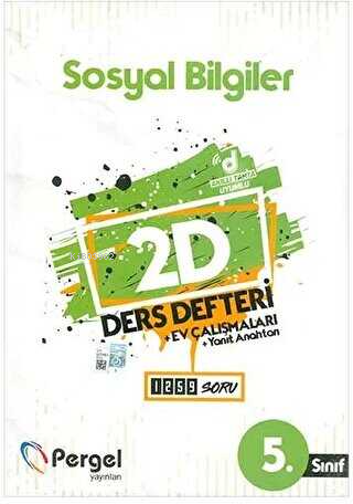 5. Sınıf Sosyal Bilgiler 2D Ders Defteri Ev Çalışmaları - Kitapiks.com
