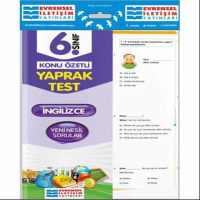 6.Sınıf İngilizce YT 2020