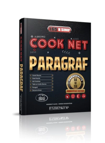 8. Sınıf Çook Net Paragraf - Kitapiks.com