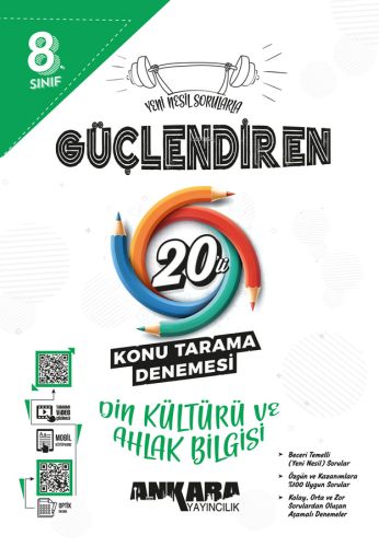 8. Sınıf Güçlendiren Din Kültürü ve Ahlak Bilgisi 20'li Konu Tarama Denemesi