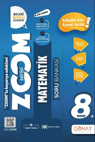 8.Sınıf LGS Yeni Zoom Matematik Soru Bankası