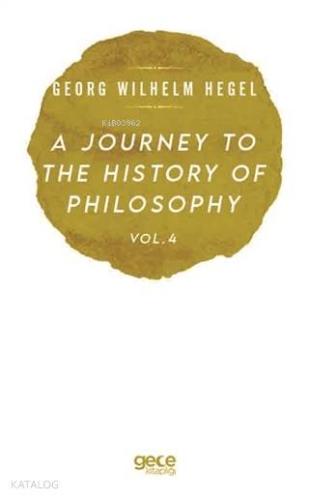 A Journey to the History of Philosophy Vol. 4 - Kitapiks.com