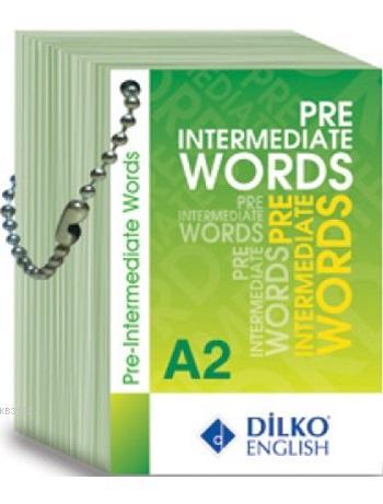 A2 Pre Intermediate Words Kelime Kartı - Kitapiks.com