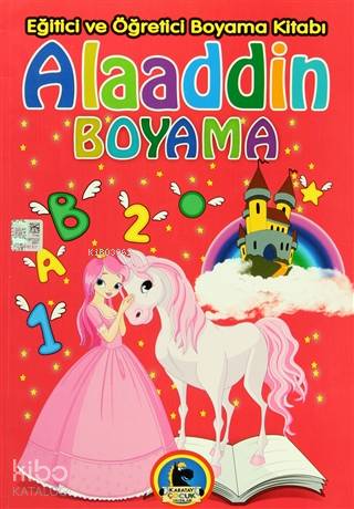 Alaaddin Boyama - Eğitici ve Öğretici Boyama Kitabı