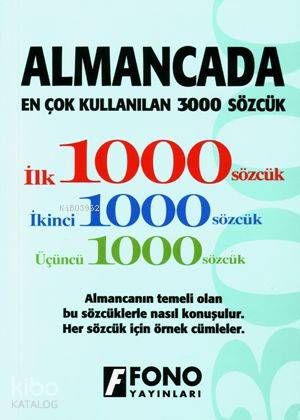 Almancada En Çok Kullanılan 3000 Sözlük - Kitapiks.com