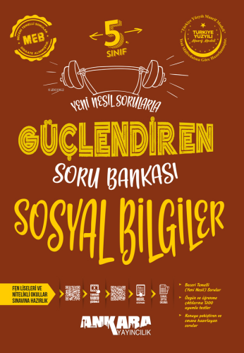 Ankara Yayıncılık 5. Sınıf Güçlendiren Sosyal Bilgiler Soru Bankası