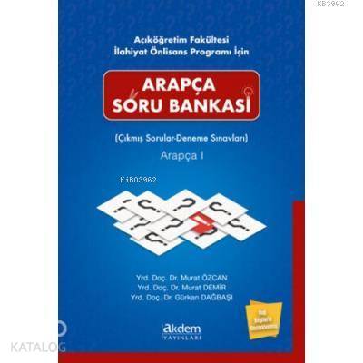 Arapça Soru Bankası Çıkmış Sorular; Deneme Sınavları Arapça - Kitapiks