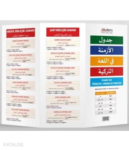 Araplar İçin Türkçede Zamanlar Tablosu - Kitapiks.com