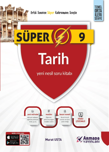 Armada 9. Sınıf Süper Tarih Yeni Nesil Soru Kitabı - Kitapiks.com