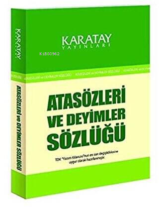 Atasözleri ve Deyimler Sözlüğü - Kitapiks.com