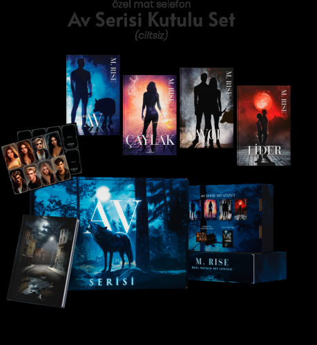 Av Serisi 4 Kitaplık Hediyeli Özel Kutu (Ciltsiz) - Kitapiks.com