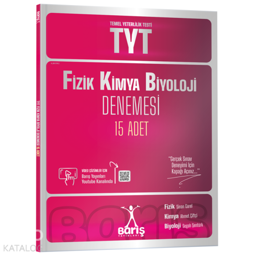 Barış Yayınları TYT Fizik Kimya Biyoloji FKB Denemesi 15 Adet