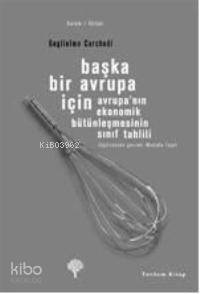 Başka Bir Avrupa İçin; Avrupanın Ekonomik Bütünleşmesinin Sınıf Tahlili