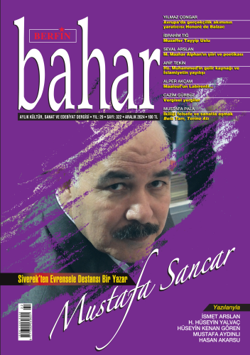 Berfin Bahar Dergisi Aralık 2024 - Sayı: 322;Aylık Kültür Sanat ve Edebiyat Dergisi