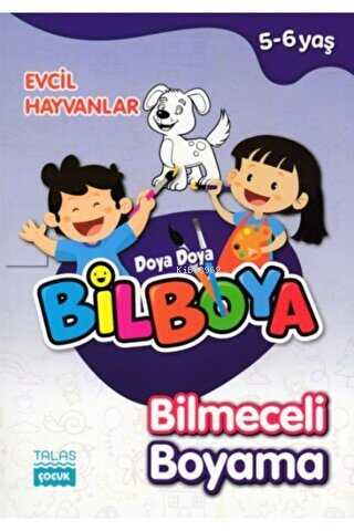 Bilmeceli Boyama Evcil Hayvanlar( 5-6 )Yaş