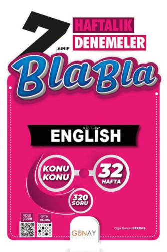 BLA BLA Serisi 32 Haftalık 7. Sınıf İngilizce