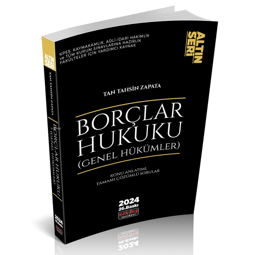 Borçlar Hukuku Genel Hükümler Konu Anlatımı - Kitapiks.com