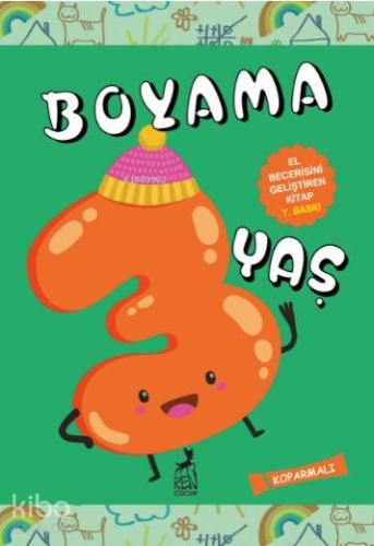 Boyama 3 Yaş; El Becerisini Geliştiren Kitap