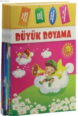 Büyük Boyama Seti (Renkli Örnekli - 8 Kitap)