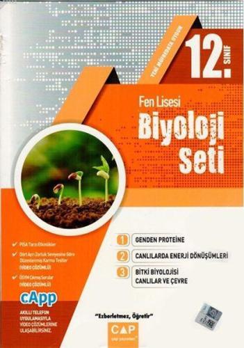 Çap Yayınları 12. Sınıf Fen Lisesi Biyoloji Seti Çap