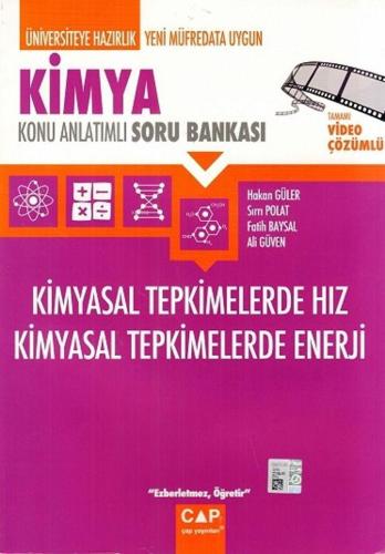 Çap Yayınları Üniversiteye Hazırlık Kimya Kimyasal Tepkimelerde Hız Kimyasal Tepkimelerde Enerji Konu Anlatımlı Soru Bankası Çap