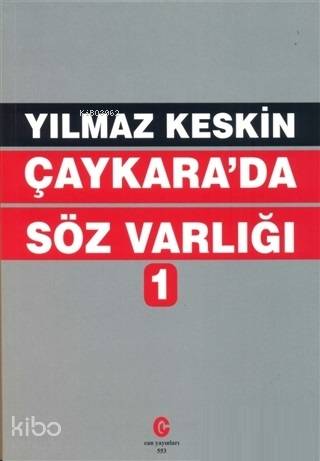 Çaykara'da Söz Varlığı 1 - Kitapiks.com