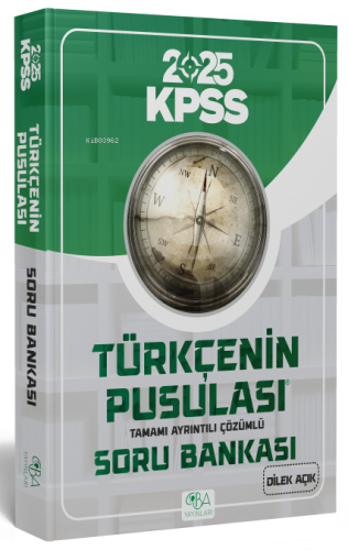 CBA Yayınları 2025 KPSS Türkçenin Pusulası Tamamı Ayrıntılı Çözümlü Soru Bankası