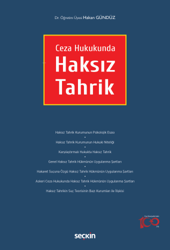 Ceza Hukukunda Haksız Tahrik