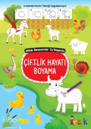 Çiftlik Hayatı Boyama;Minik Ressam İş Başında